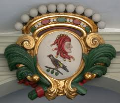 Wappen über dem Hauseingang an der Gerechtigkeitsgasse 79